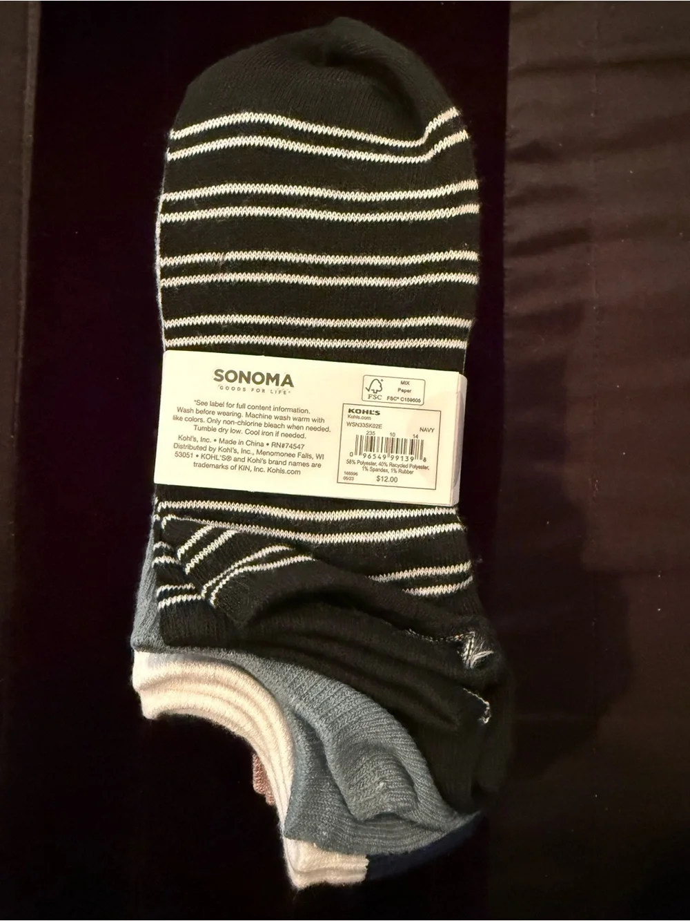 10 Pack Sonoma Everyday No-Show  Socks